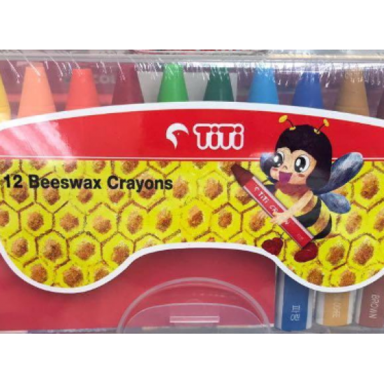 TiTi BW12PP Beeswax crayon 12 color